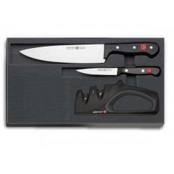 Pack Cuchillos Wüsthof Chef + Pelador + Afilador a un -33%
