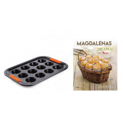 Promoción: Libro Magdalenas de webos fritos y Molde Le Creuset