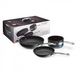 Promoção conjunto de 3 peças antiaderentes Le Creuset