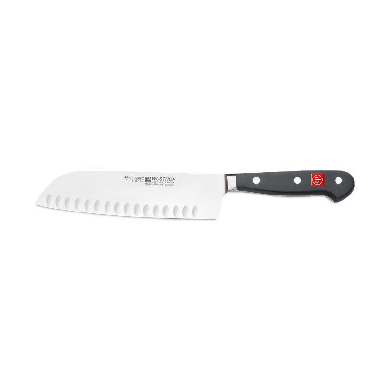 Cuchillo Wüsthof Santoku Alveolado de 14 y 17 cm Cuchillo Wüsthof Santoku Alveolado de 14 y 17 cm