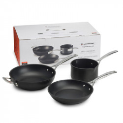 Le Creuset TNS Pro 3-teiliges Antihaft-Aluminium-Set