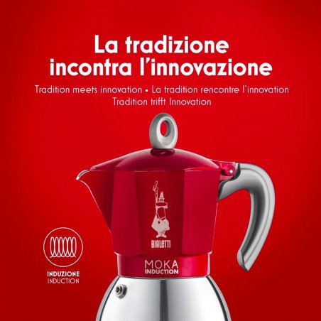 Cafetera italiana NEW MOKA inducción Bialetti