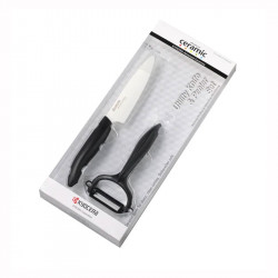 Pack cuchillo cerámico 11cm + pelador Kyocera