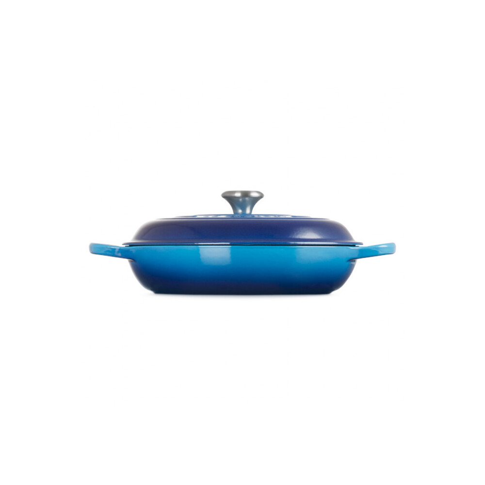 Cocotte Evolution baja 26 cm Cereza - Hierro fundido - Le Creuset